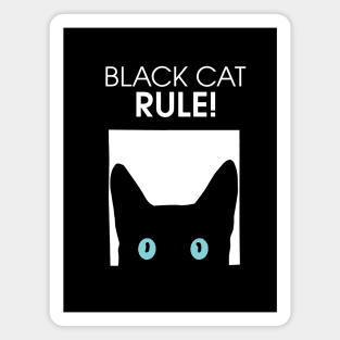 I'm not Unlucky, Black Cat Rule! Magnet